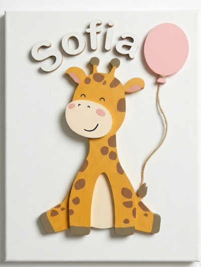 Handmade 3D animal wall art for children's rooms — PattyBin3D