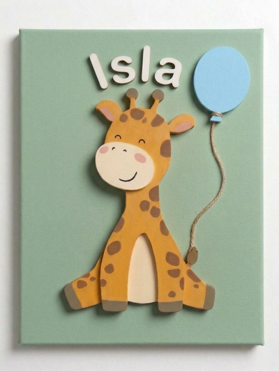Handmade 3D animal wall art for children's rooms — PattyBin3D
