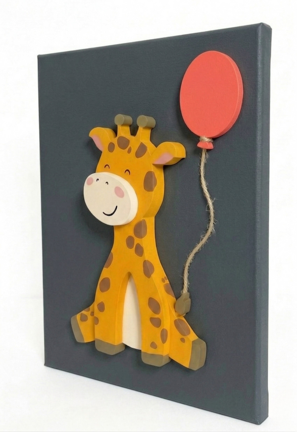 3D wall art with balloon add-on — PattyBin3D