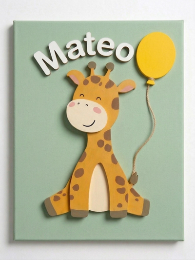 Handmade 3D animal wall art for children's rooms — PattyBin3D