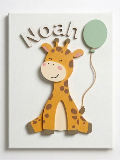 Handmade 3D animal wall art for children's rooms — PattyBin3D